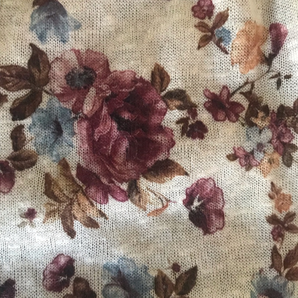 Crop top floral pattern
